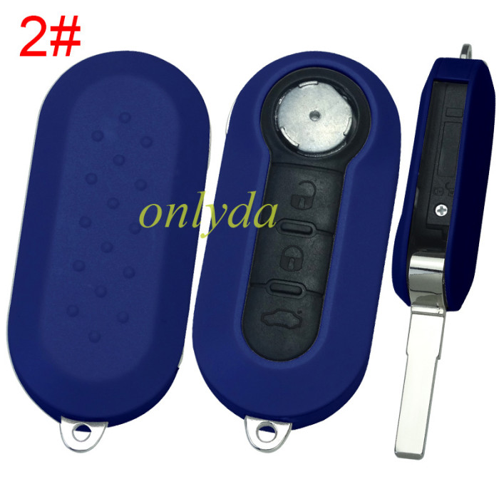 For Fiat 3 button remote key blank， pls choose color (if you don't know how to fit and unfit, please don't buy)