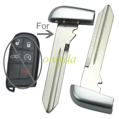 For Chrysler emergency key ,without a hole in the key head