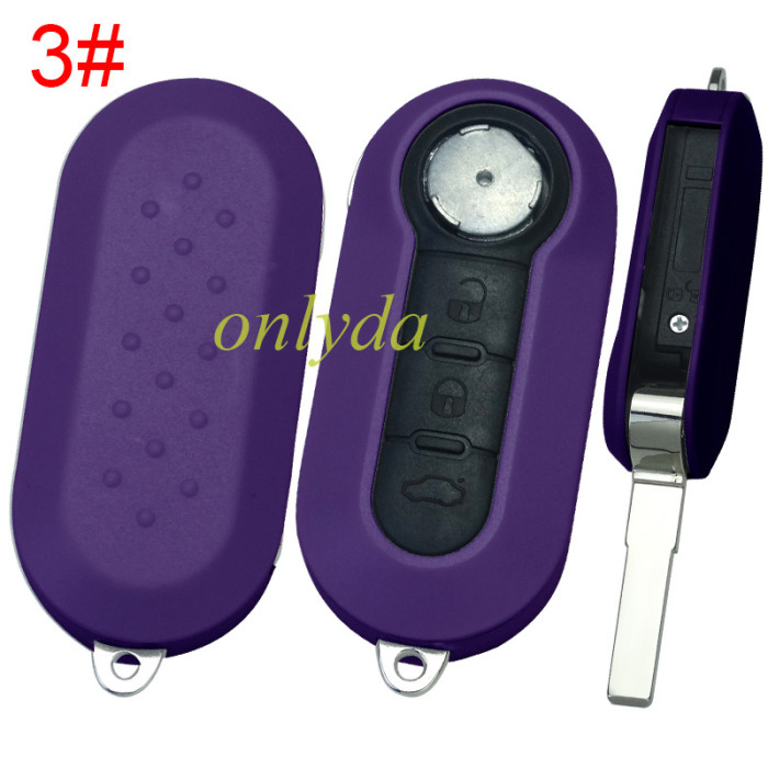 For Fiat 3 button remote key blank， pls choose color (if you don't know how to fit and unfit, please don't buy)