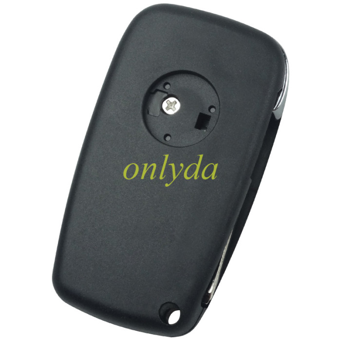 Super Stronger GTL shell  Fiat 2/3 button remote key blank Side silver hook screw, with battery clamp with badge ,  pls choose button