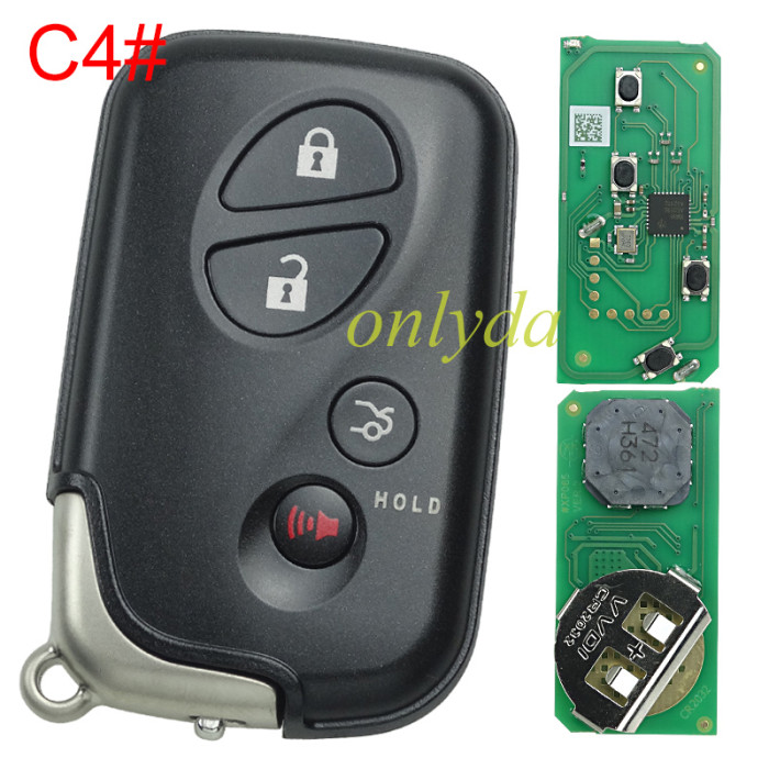 Xhorse XSTO03EN XM38 Smart Key Remote 4D 8A 4A All in One For Toyota