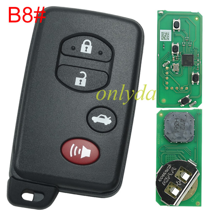 Xhorse XSTO03EN XM38 Smart Key Remote 4D 8A 4A All in One For Toyota