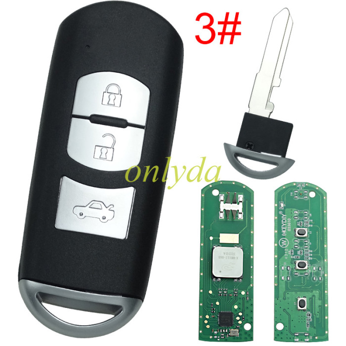 KEYDIY Remote key 3button ZB44-3/ZB44-5 smart key for KDX2 and KD MAX