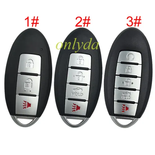KEYDIY Remote key 2+1/3+1/4+1 button ZB03 smart key for KDX2 and KD MAX