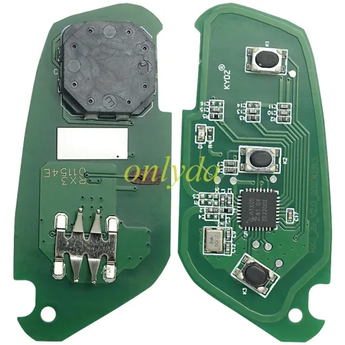after market  New Proximity Smart Key for MG ZS MG5 RX3/I5  433MHz ID47 CHIP  3 Button