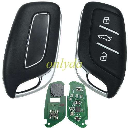 after market  New Proximity Smart Key for MG ZS MG5 RX3/I5  433MHz ID47 CHIP  3 Button