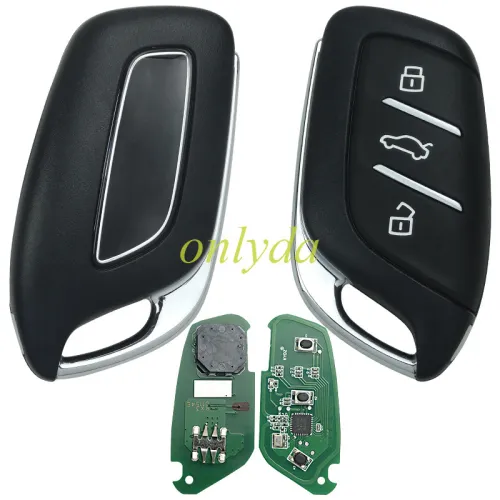 after market  New Proximity Smart Key for MG ZS MG5 RX3/I5  433MHz ID47 CHIP  3 Button