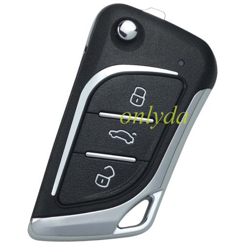 3 button remote key shell for KeyDIY key , without key blade