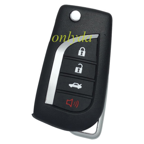 3+1 button remote key shell for KeyDIY key , without key blade