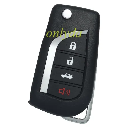 3+1 button remote key shell for KeyDIY key , without key blade