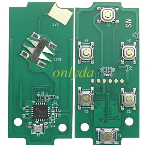 For Chevrolet black 3+1 button remote key with 433 mhz FCCID:M3N323337100 pls choose the button