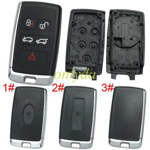 For LandRover replacement shell  for original 5 button remote key