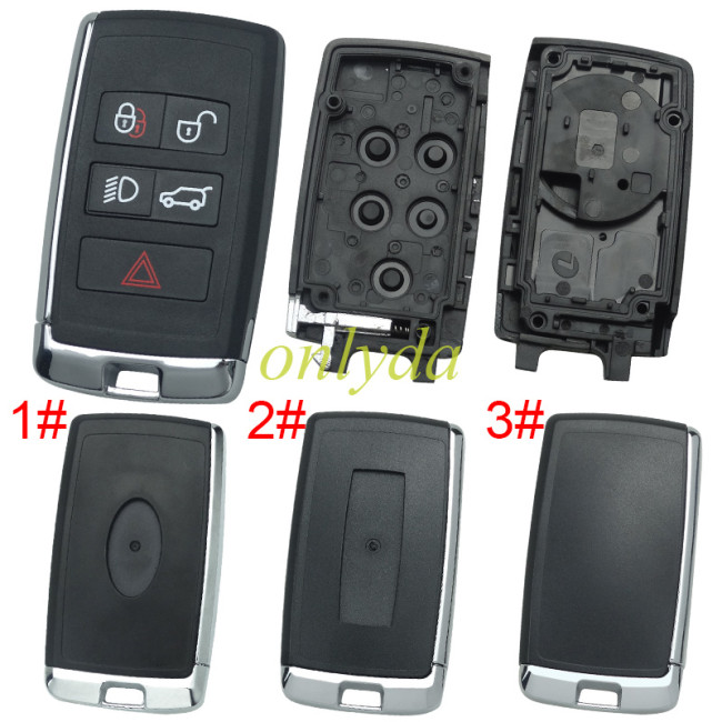 For LandRover replacement shell  for original 5 button remote key