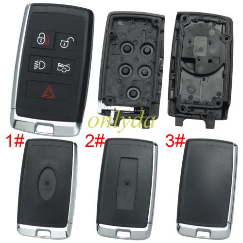 For Landrover/Jaguar replacement shell  for original 5 button remote key