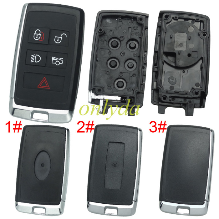 For Landrover/Jaguar replacement shell  for original 5 button remote key