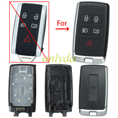 For Jaguar modified 5 button remote key shell