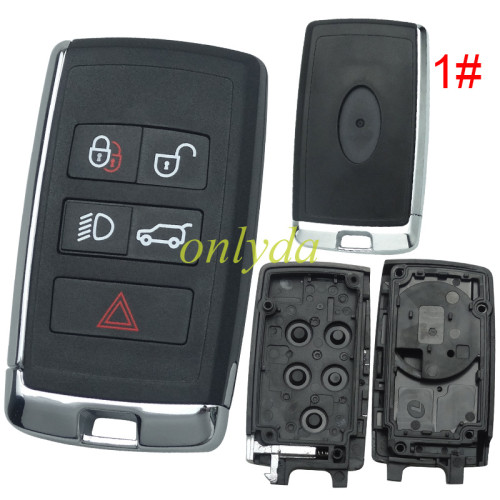 For LandRover replacement shell  for original 5 button remote key