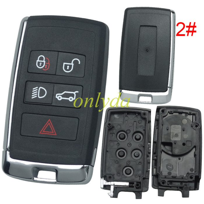For LandRover replacement shell  for original 5 button remote key