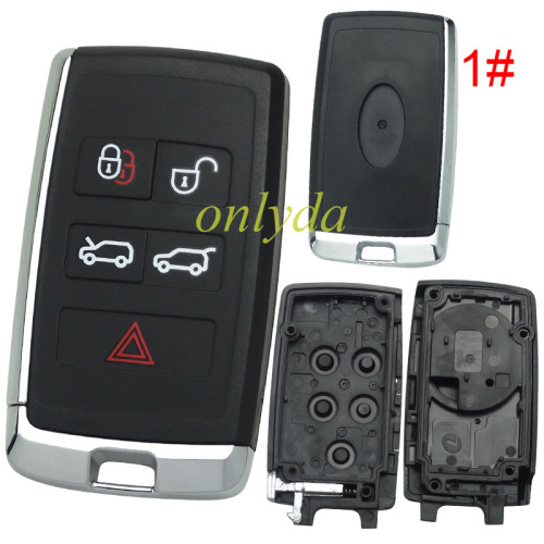 For LandRover replacement shell  for original 5 button remote key
