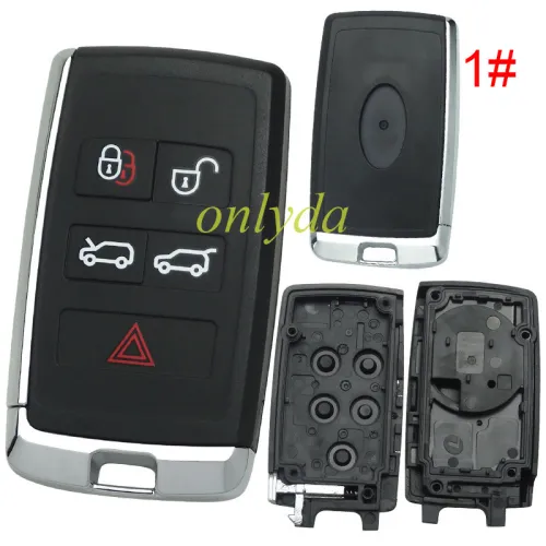 For LandRover replacement shell  for original 5 button remote key