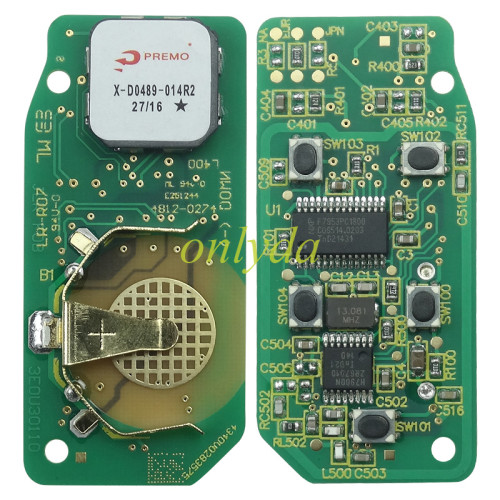 For LandRover keyless remote key, 4+1 button 315/434MHZ, with 7953ptt/ID49