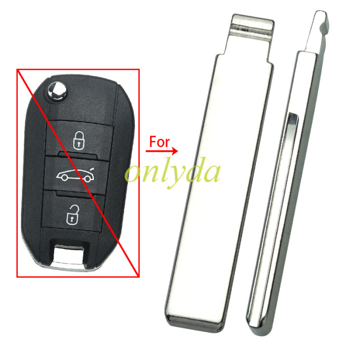 For  Peugeot  508 remote key blade HU83