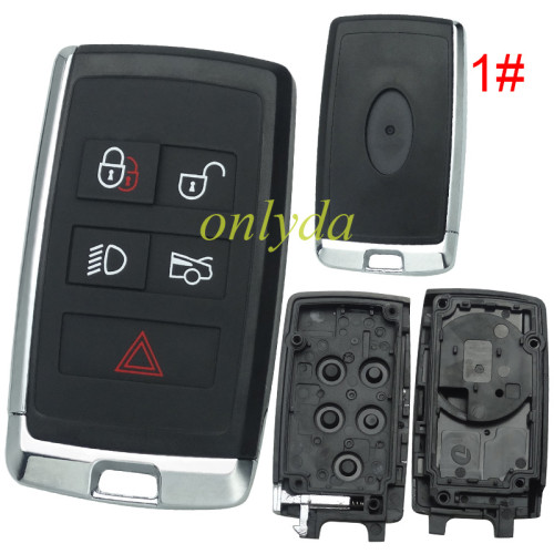 For Landrover/Jaguar replacement shell  for original 5 button remote key