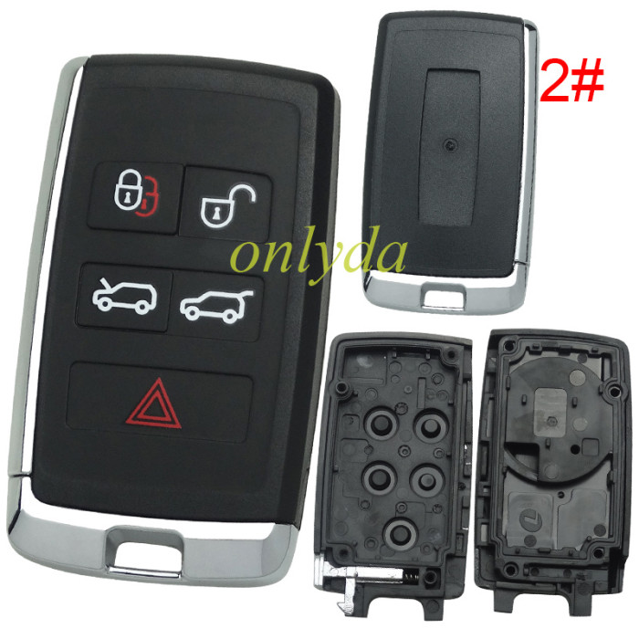 For LandRover replacement shell  for original 5 button remote key