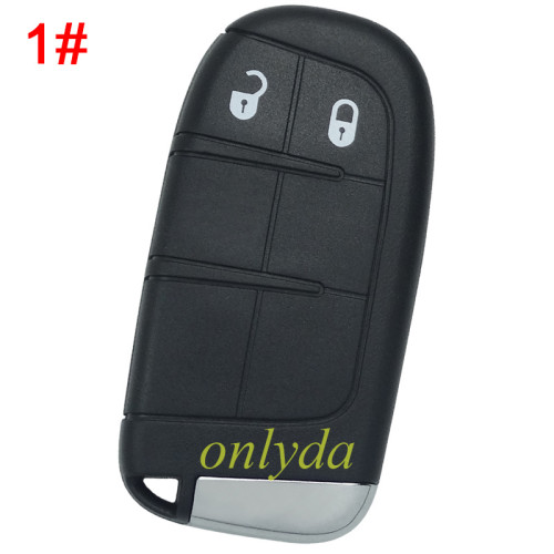For Fiat  remtoe key blank with blade SIP22 without badge place , pls choose button