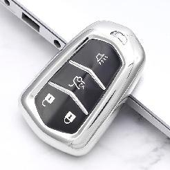 For Cadillac CT6,XT4，XT5,XT6 4 button TPU protective key case , please choose the color