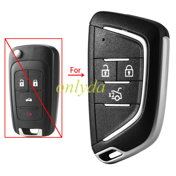 For Opel  modified 2/3/3+1/4+1/remote key blank with round badge place,(pls choose button )