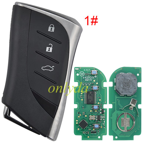 KEYDIY TB02-4 with 8A/Toyota H chip KD Smart Key Universal Remote Control