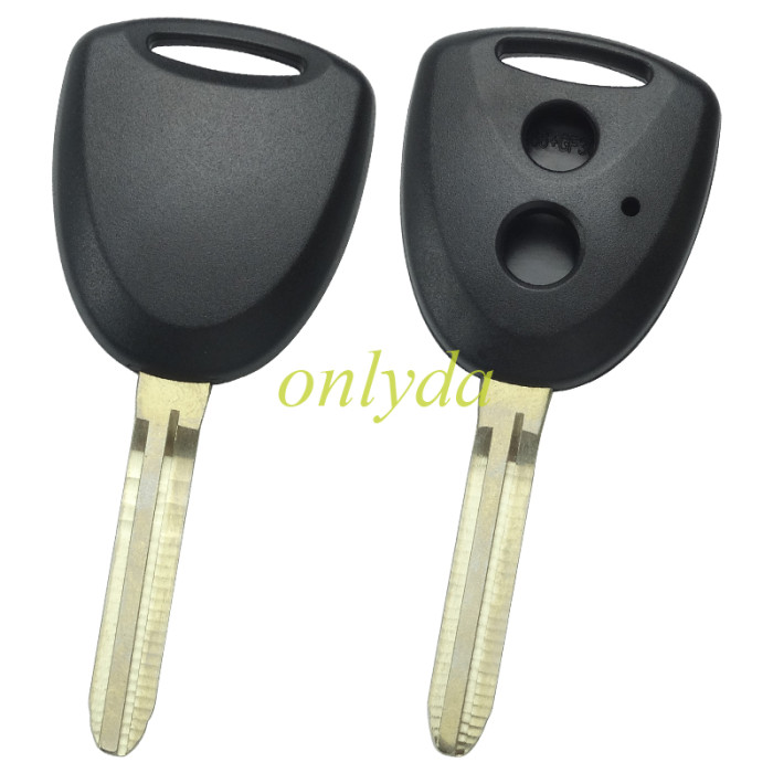 For Perodua 2 button remote key blank with Toy43 blade