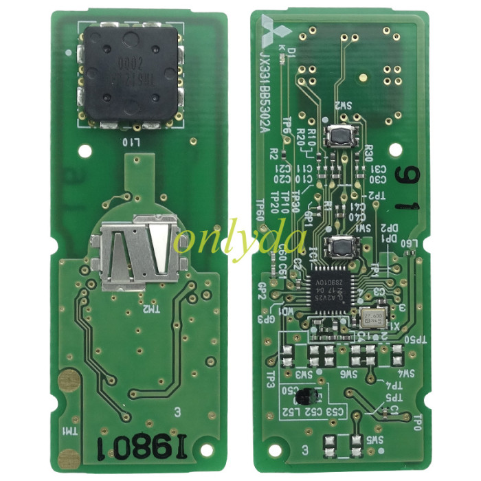 For Mazda 2 button Keyless Smart remote key with 315mhz with hitag pro 49 chip