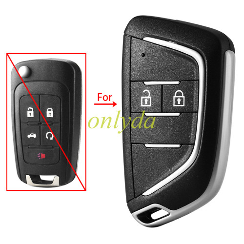 For Opel  modified 2/3/3+1/4+1/remote key blank with round badge place,(pls choose button )