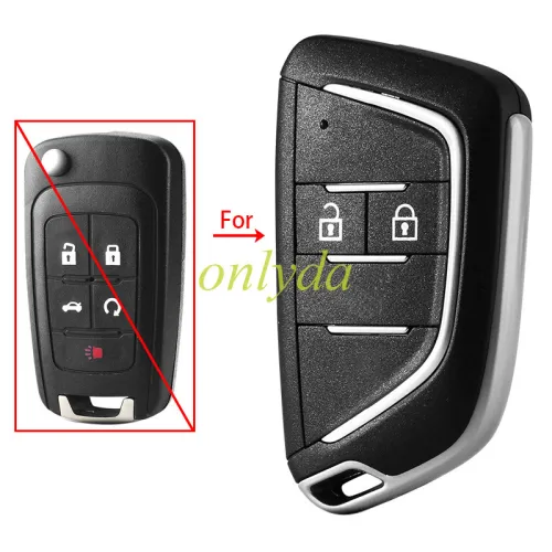 For Opel  modified 2/3/3+1/4+1/remote key blank with round badge place,(pls choose button )