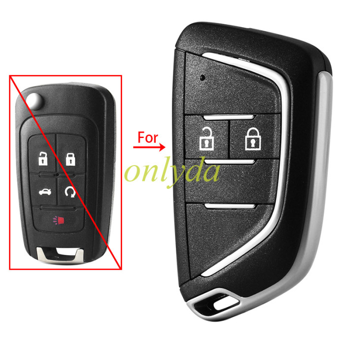 For Opel  modified 2/3/3+1/4+1/remote key blank with round badge place,(pls choose button )