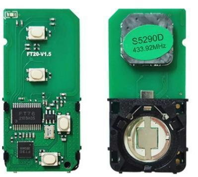 2013-2015 Subaru / 4-Button Smart Key  Product Number:FT20-S5290D，used for Subaru Forester, BRZ 433.92MHz
