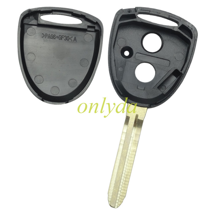 For Perodua 2 button remote key blank with Toy43 blade