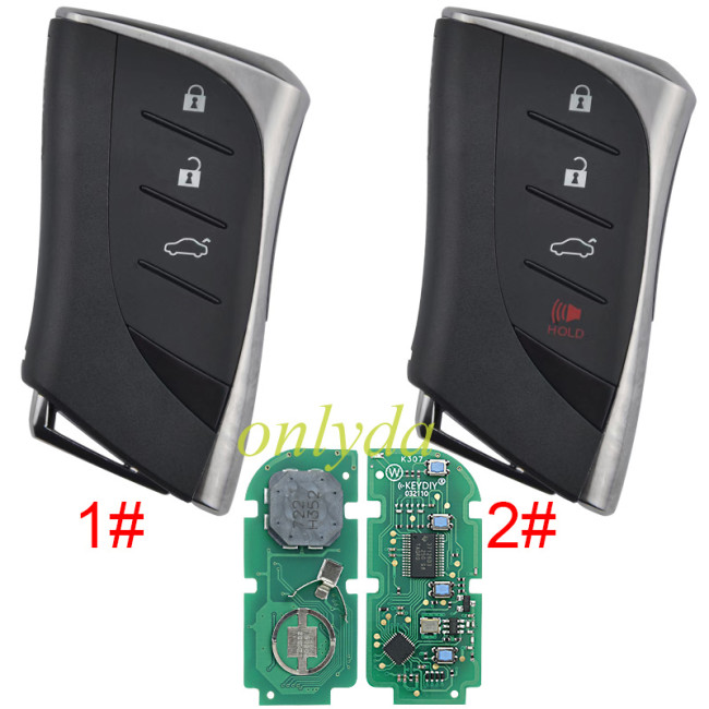 KEYDIY TB02-4 with 8A/Toyota H chip KD Smart Key Universal Remote Control