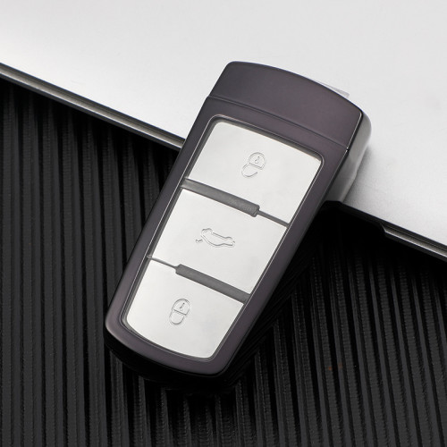 For VW CC TPU protective key case black or red color, please choose
