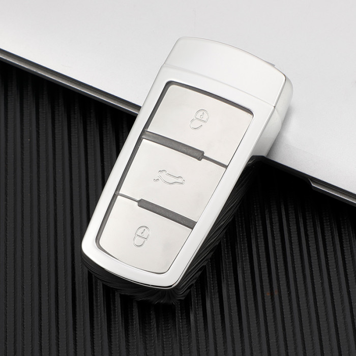 For VW CC TPU protective key case black or red color, please choose