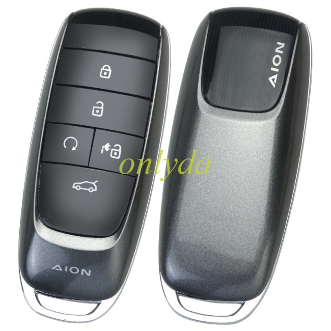 For Aion original remote key shell 5 button with badge