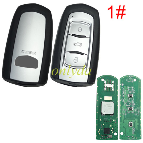 KEYDIY Remote key  3button ZB44-3 smart key for KDX2 and KD MAX ， pls choose model