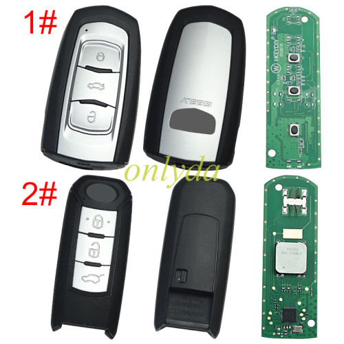 KEYDIY Remote key  3button ZB44-3 smart key for KDX2 and KD MAX ， pls choose model