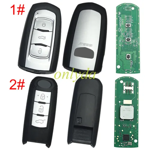 KEYDIY Remote key  3button ZB44-3 smart key for KDX2 and KD MAX ， pls choose model