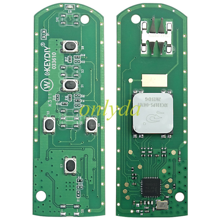 Copy KEYDIY Remote key  3button ZB44-3 smart key for KDX2 and KD MAX
