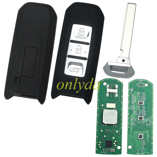 KEYDIY Remote key  3button ZB44-3 smart key for KDX2 and KD MAX