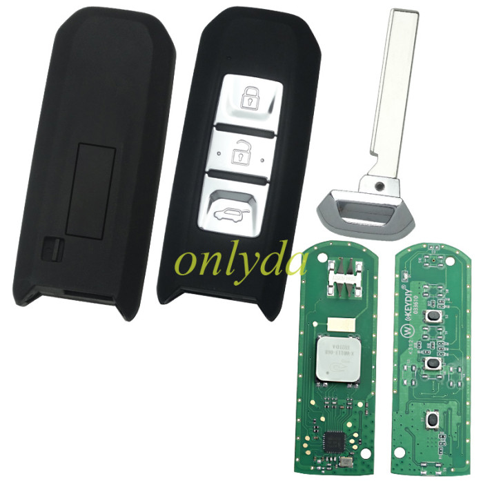 KEYDIY Remote key  3button ZB44-3 smart key for KDX2 and KD MAX