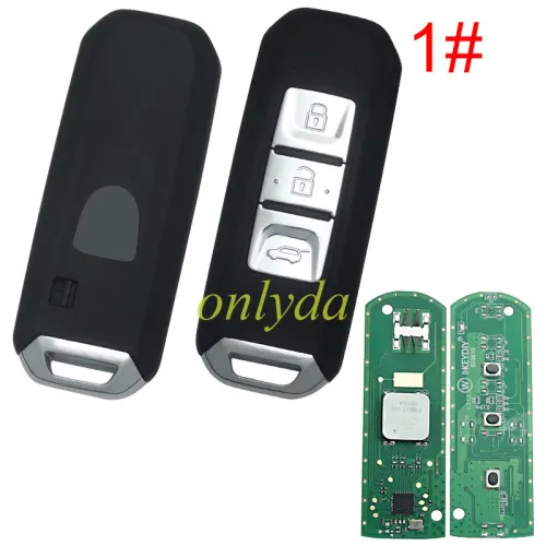 KEYDIY Remote key  3button ZB44-3 smart key for KDX2 and KD MAX ， pls choose model